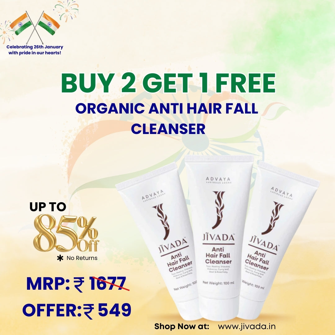 Jivada Anti-Hair Fall Cleanser | Skin Care Combo