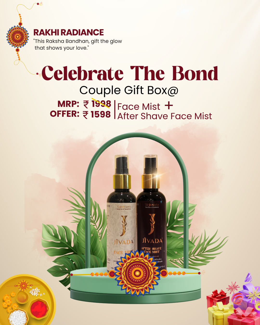 Rakhi Radiance – Couple Gift Box