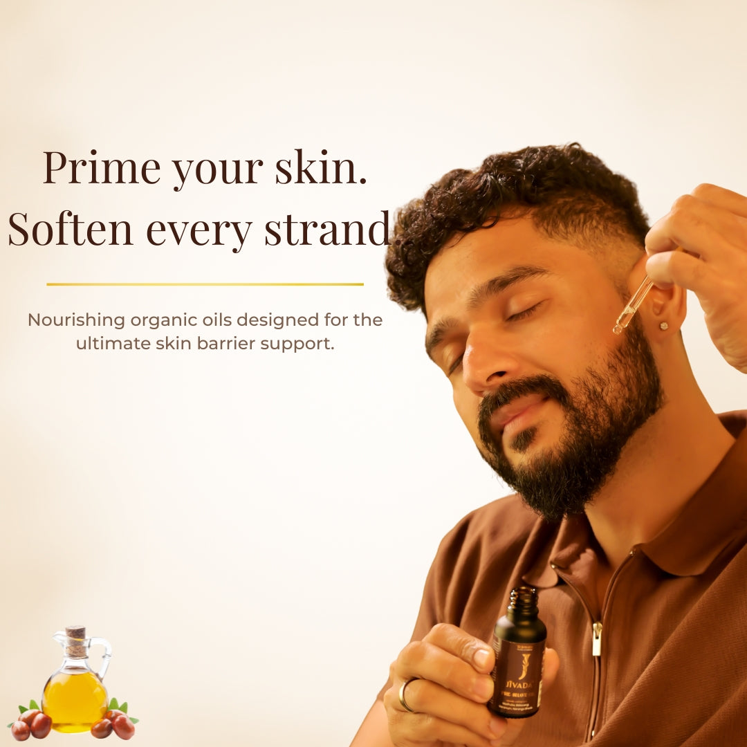 Jivada Ayurvedic Pre-Shave Oil (30 ml)