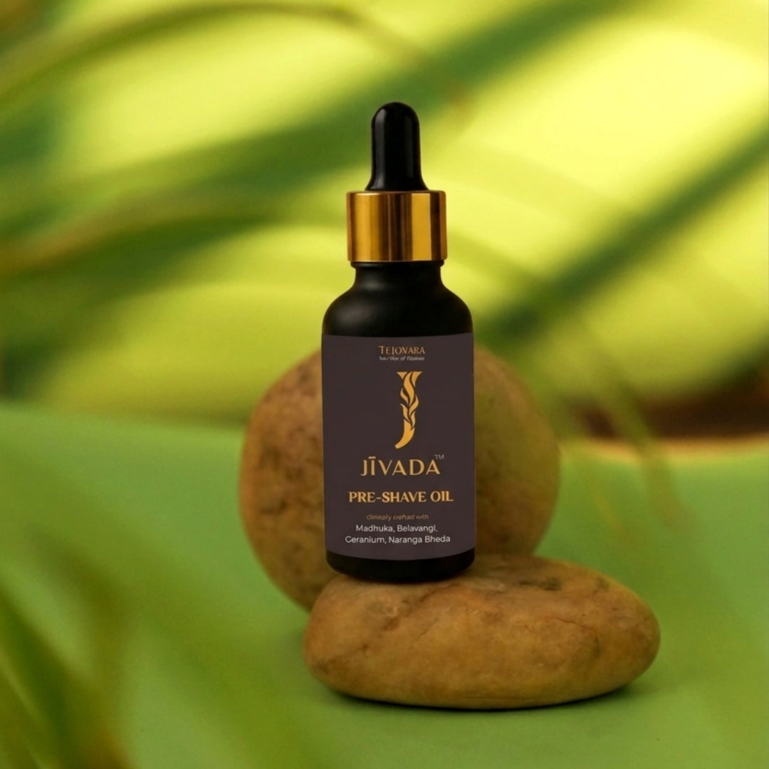 Jivada Ayurvedic Pre-Shave Oil (30 ml)