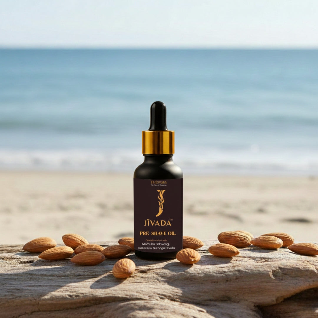 Jivada Ayurvedic Pre-Shave Oil (30 ml)