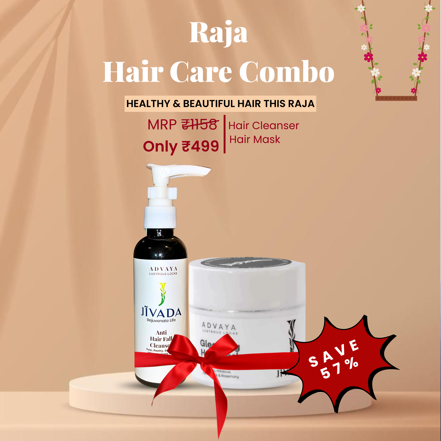 JIVADA Hair Fall Control & Repair Combo
