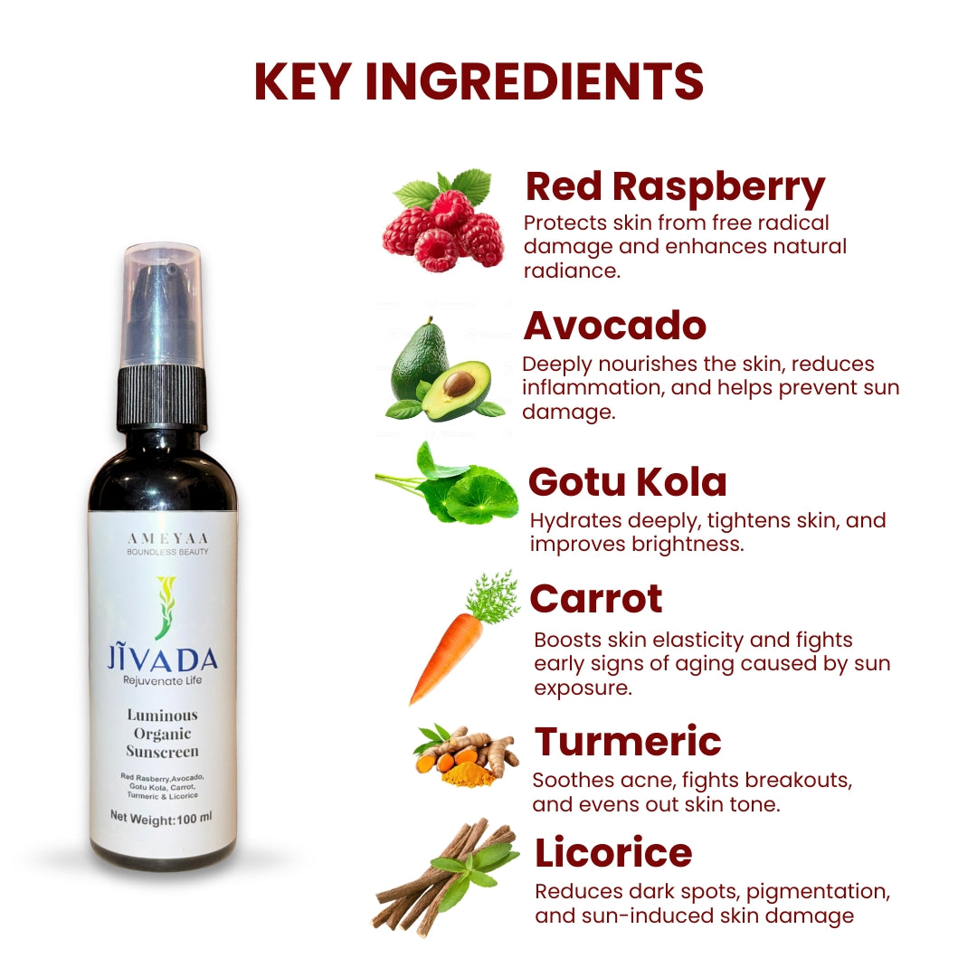 AMEYAA Luminous Organic Sunscreen