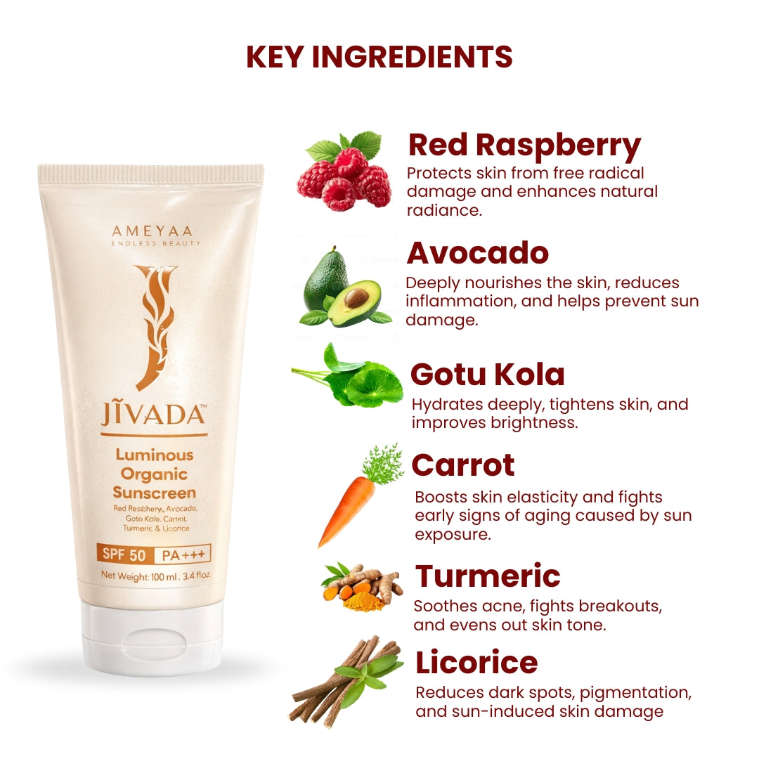 AMEYAA Luminous Organic Sunscreen